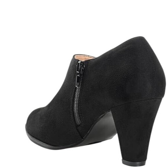 Journee Collection Women's Sanzi Side Zip Dress Shooties - Picture 3 of 4